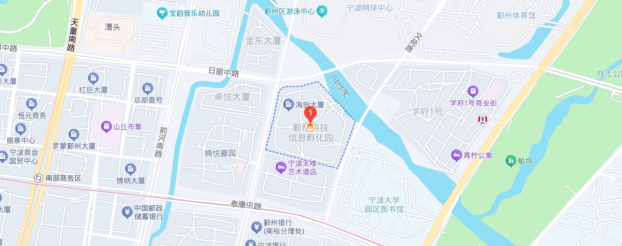 宁波云之甬公司地址：鄞州区首南街道学士路655号科技信息孵化园E幢610室